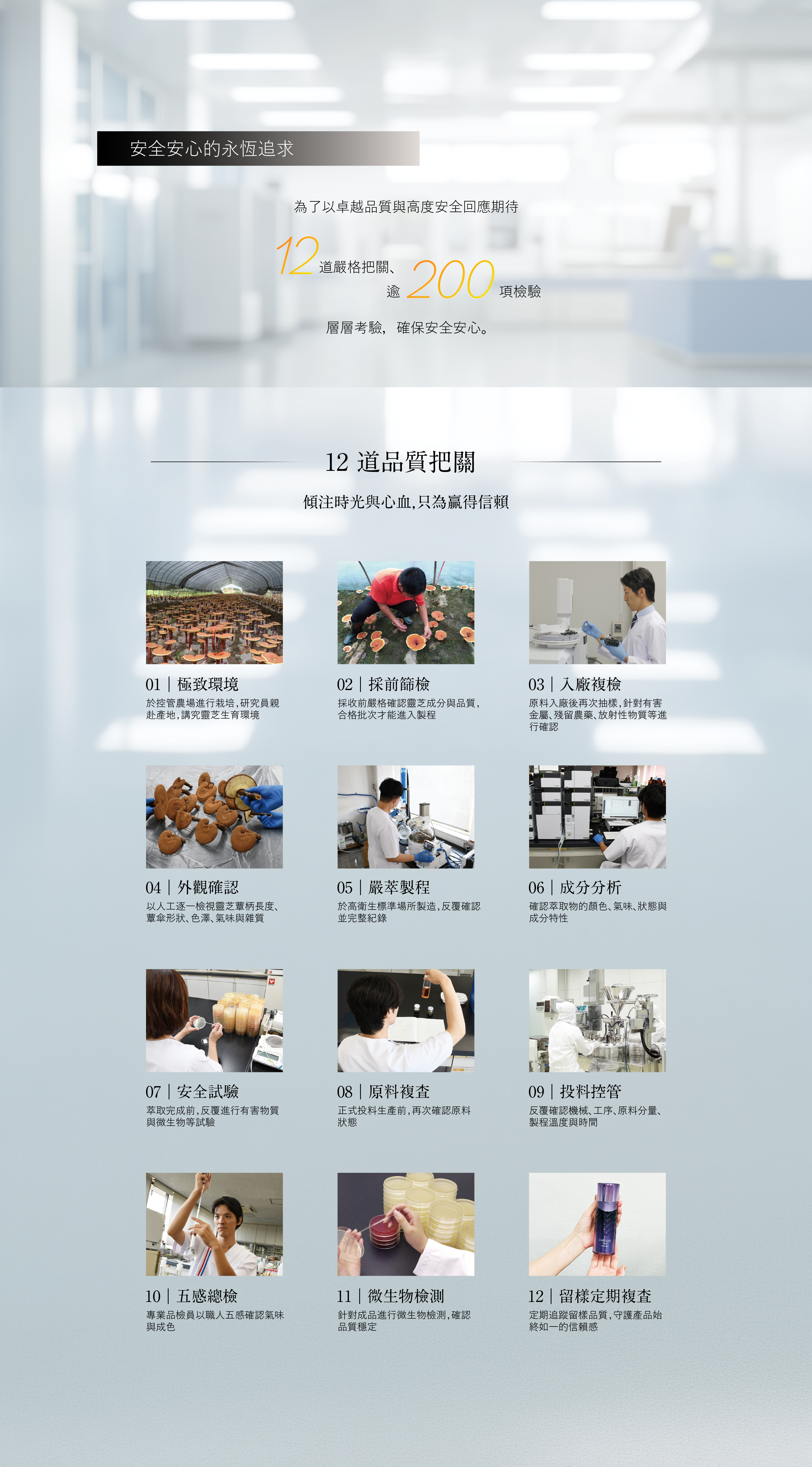 12道品質把關